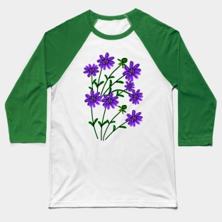 Oenothera tetraptera flowers Baseball T-Shirt